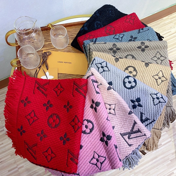 ブランドマフラー素材ディテール